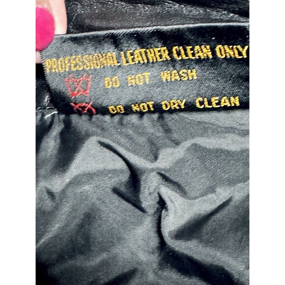 Harley Davidson Leather & Stretch Pants Women’s 38/10 - See measurements (29) - Picture 12 of 12